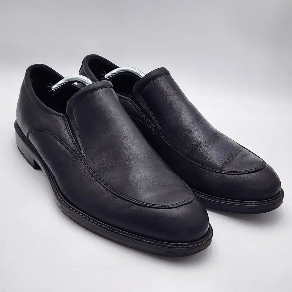 ECCO VITRUS III LOAFER SLIP ON SHOE MENS in Black SIZE US 12 (EU 46) SEE‎ PHOTOS